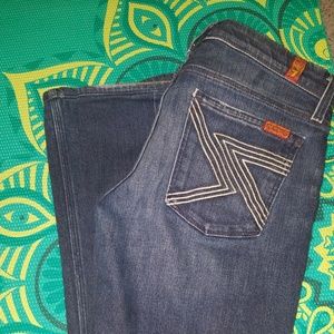 7 For All Mankind Bootcut Flynt Jean's LIKE NEW!!